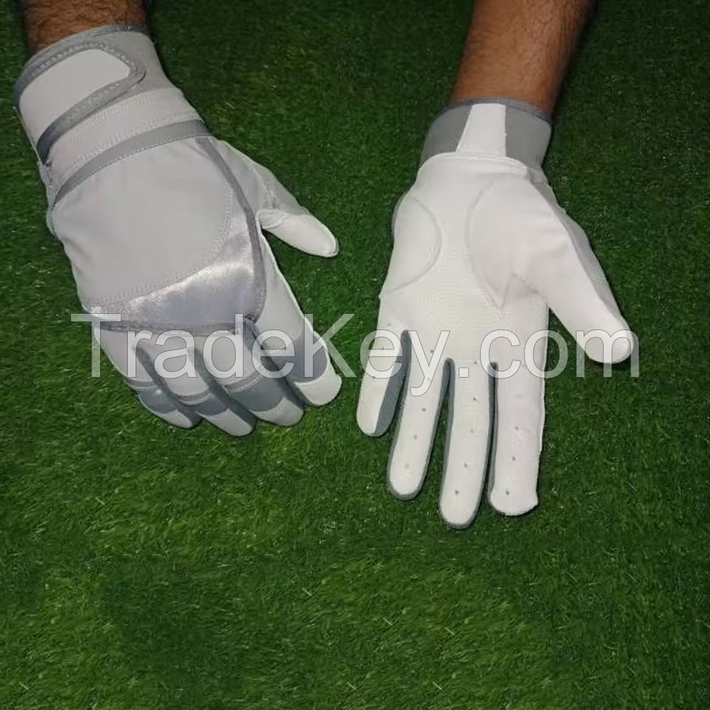 New Arrival Latest Design 100% Genuine Leather Baseball Batting Gloves In Very Reasonable Price