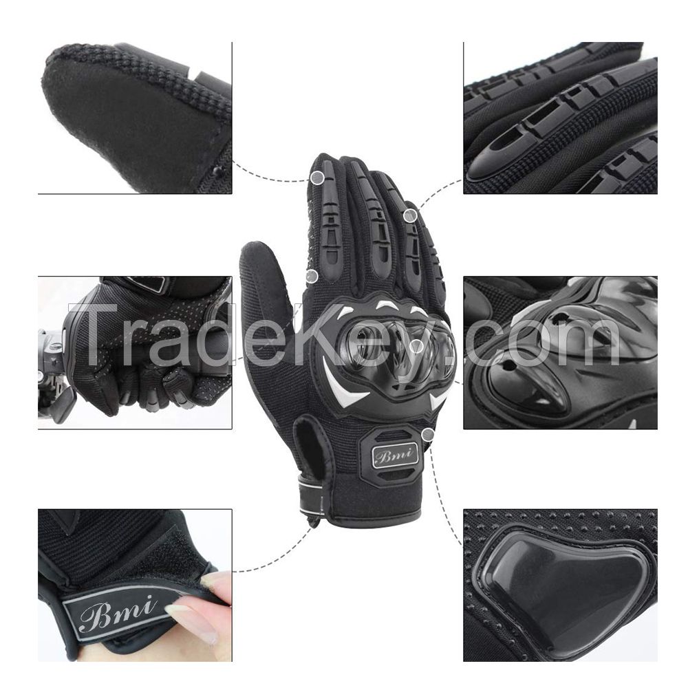 Summer Winter Men Motorbike Riding Touchscreen Leather Gloves Motocross Racing Gloves Anti - Fall Riding Glove