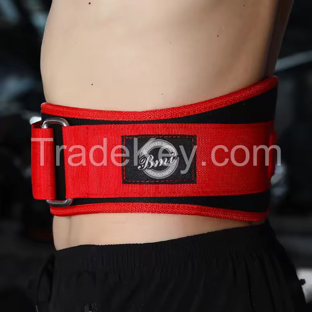 Customized Logo Nylon Powerlifting Weightlifting Strength Strong Stitching Non-Slip