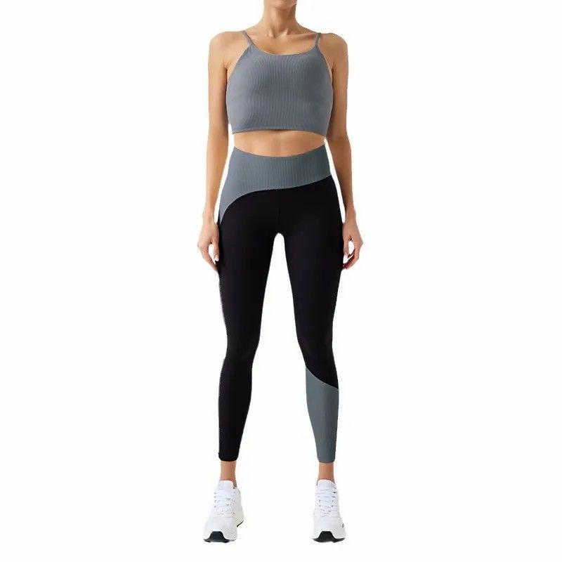 New Environmentally Friendly Recycled Running  Cross-Border Thin Wear Top High Elastic Yoga Suit