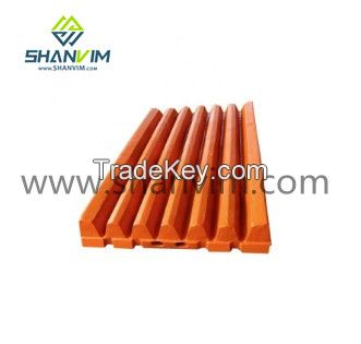 Shanvim High Manganese Steel NN18 Crusher Moving Plates Jaw Plate for Crusher