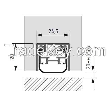 Automatic drop down seal AFP 24.5x20