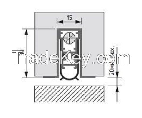 Automatic drop down seal SL 15x30