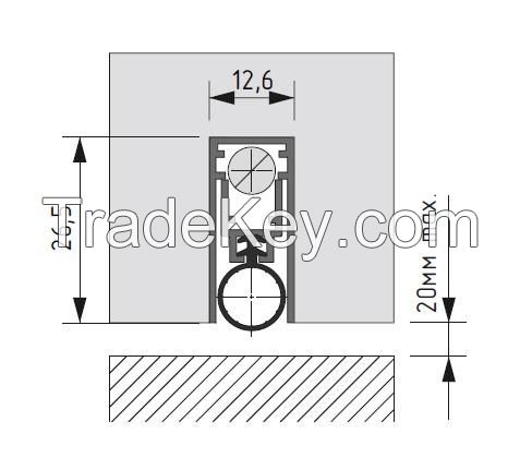 Automatic drop down seal CP 13x27