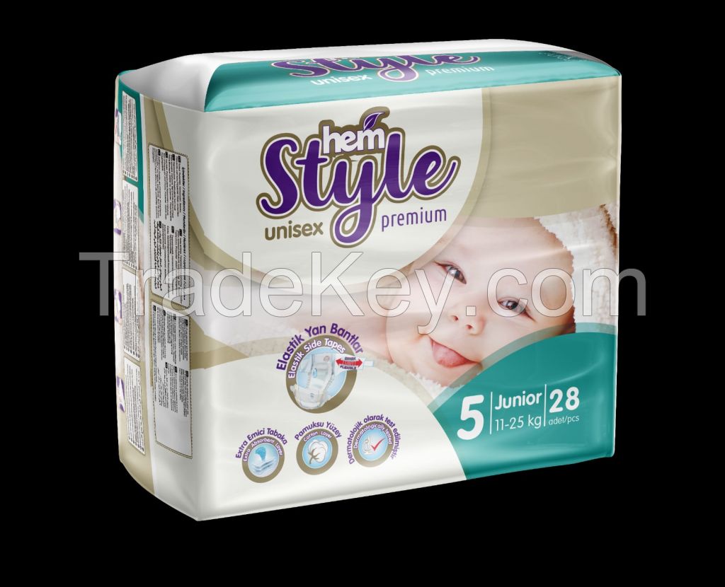 Hem Style Diaper