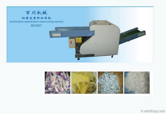 Quilted Fabric Waste &amp; Fabric Waste Cutting Machine