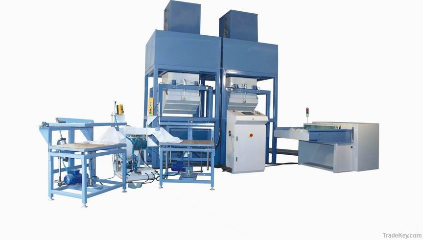 fully automatic cushion stuffing machine