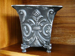 Flowerpot, Planter, Metal Flowerpot, Tin flowerpot