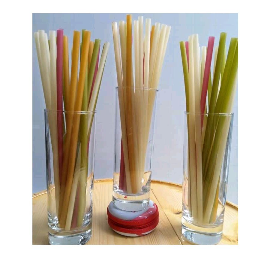 Biodegradable Eco-Friendly Edible Straw Rice Flour Straw Straw For Drinking Made In Vietnam