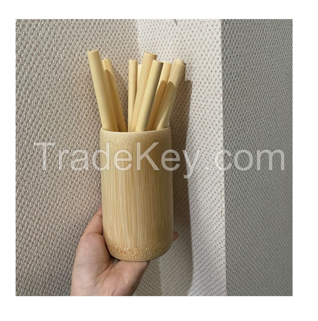 Hot Sale Eco Friendly Reusable Bamboo Cup 100% Natural Biodegradable Bamboo Drinking Water Cup Made In Vietnam