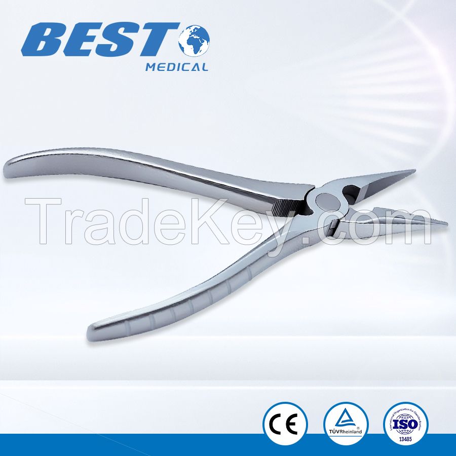 Medical Sharp-Crested Orthopedic Pliers for Bone Surgery