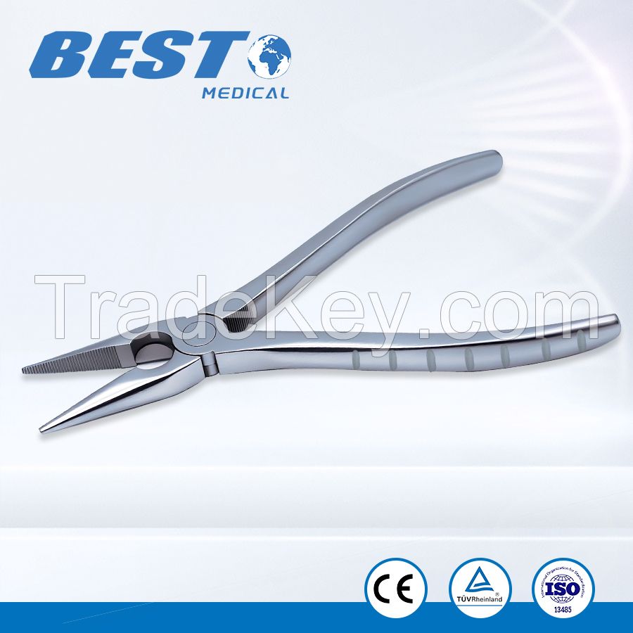 Medical Sharp-Crested Orthopedic Pliers for Bone Surgery
