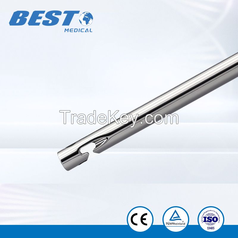 Straight Shaft Flush-End Knotless Side-Loading Suture Cutter