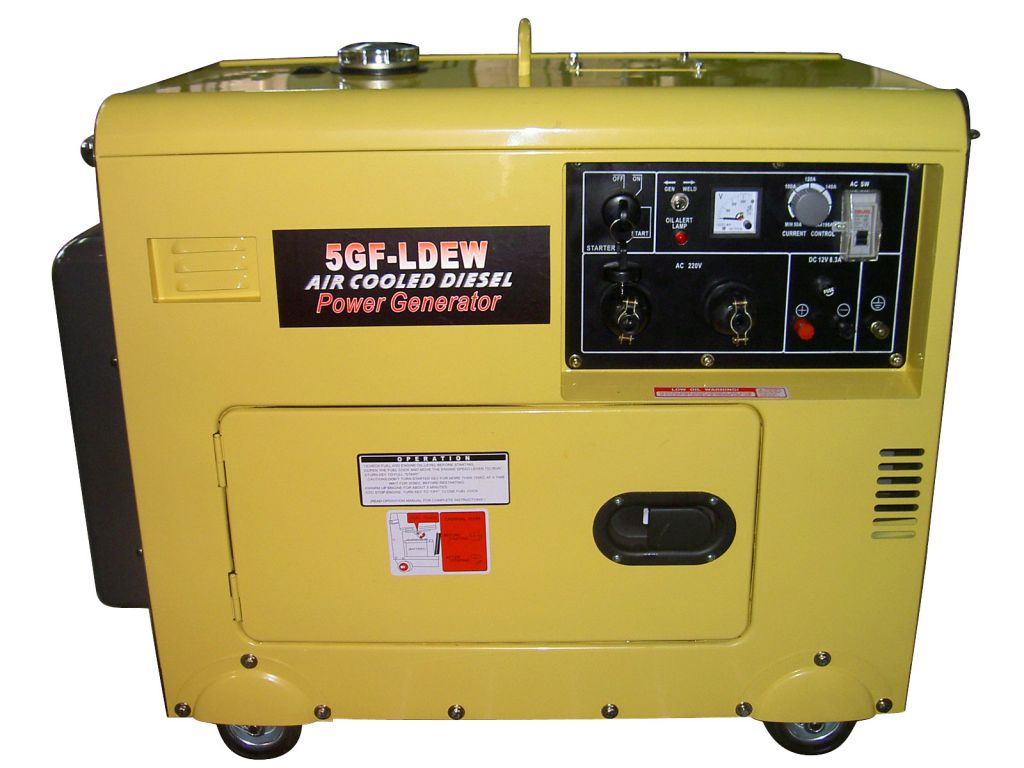 air cooled portable small electric silent diesel welding generaor set machine 160A-300AA