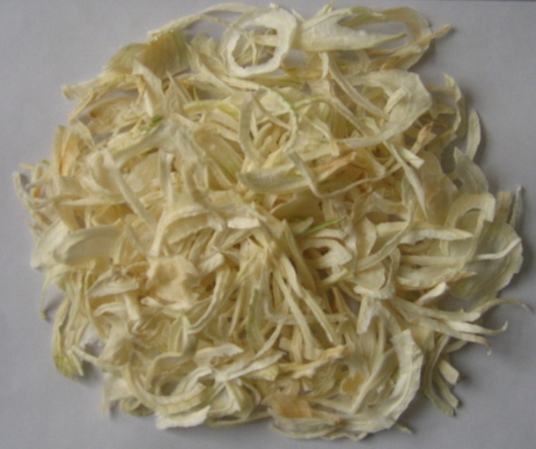 dehydrated white onion slice