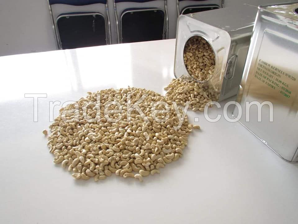 CASHEW NUT KERNEL WW 240/320/450/LP/SP/BB Processed Cashew Nut Sell Raw Origin High Dried Grade Price