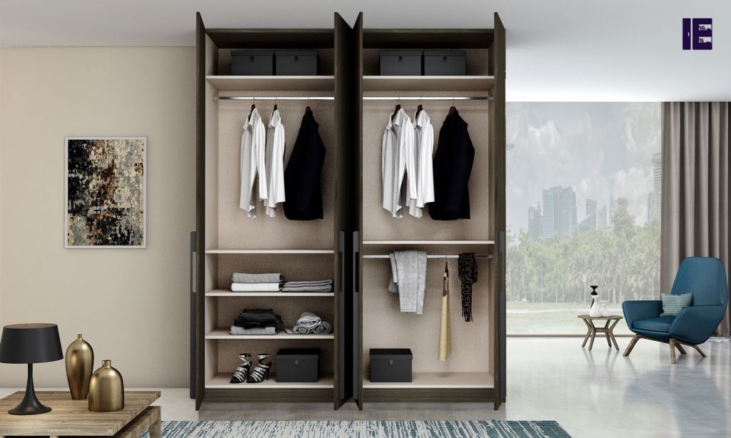 Customised Wardrobe | Made to Measure Wardrobes | Built in Wardrobe with Tv | Fitted Wardrobes UK