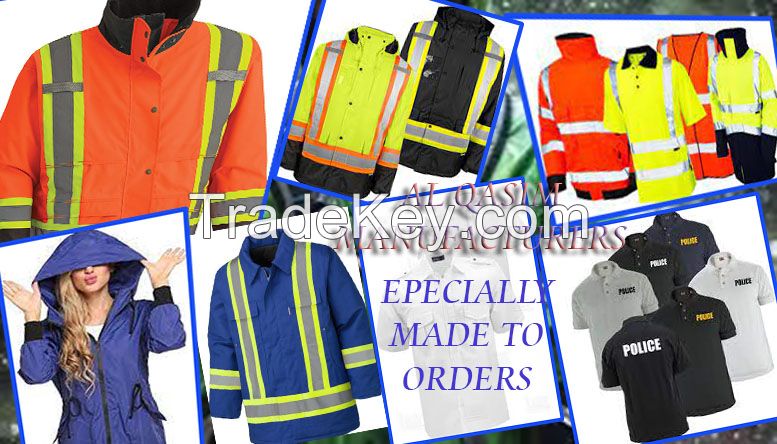 Leather safety Hi-viz outwears