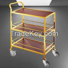 wooden trolley