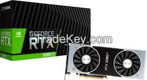 RTX 2080 Ti Founders Edition 11GB GDDR6 PCI Express 3.0 Graphics Card - Black/Silver