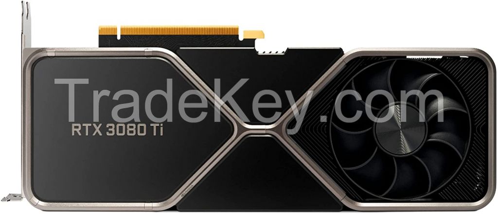 RTX 3080 Ti 12GB GDDR6X PCI Express 4.0 Graphics Card Titanium and Black