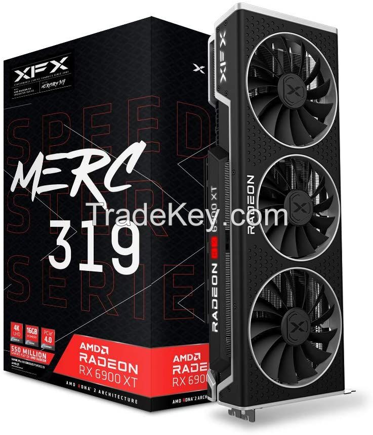 RX-69XTACBD9 Speedster Merc 319 RX 6900 XT Black Gaming Graphics Card with 16GB GDDR6, HDMI 2xDP USB-C, RDNA 2