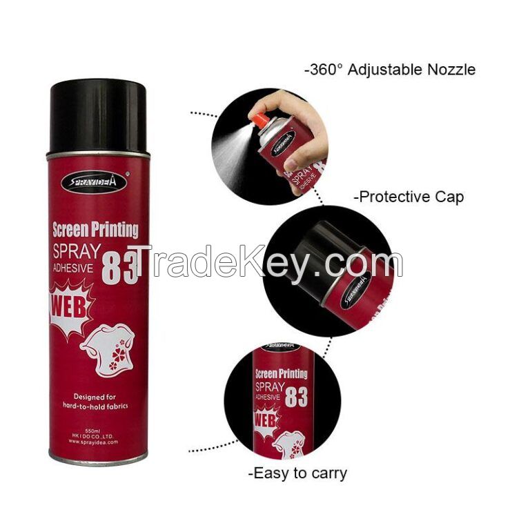 Sprayidea 83 Screen Printing web Spray Adhesive