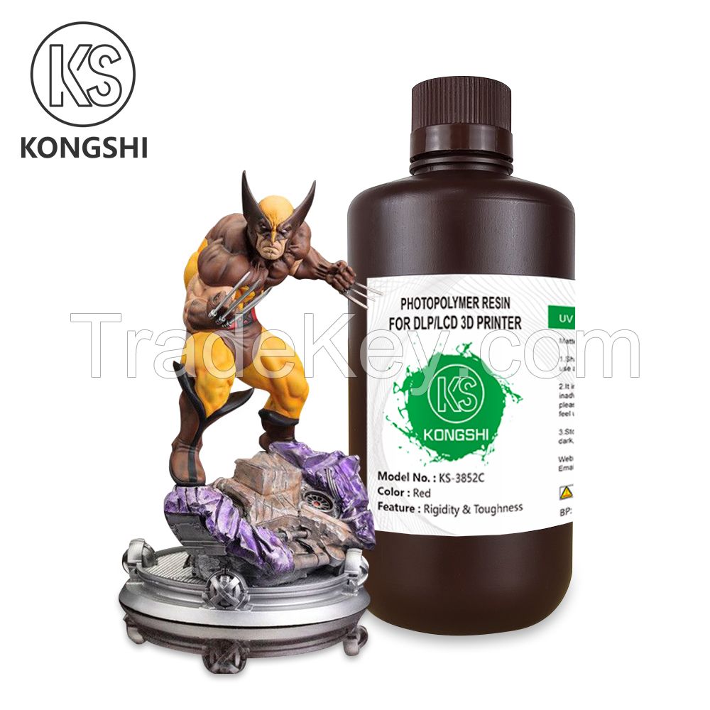 3D fast curing KS-3852C Hard UV resin used for making models Photosensitive resin Suitable for 3D printers