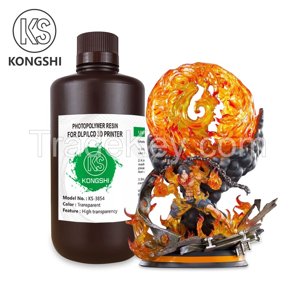 High Transparent KS-3854 UV Resin For DLP LCD UV Sensitive 3D Printer 1KG 3D Printer Resin