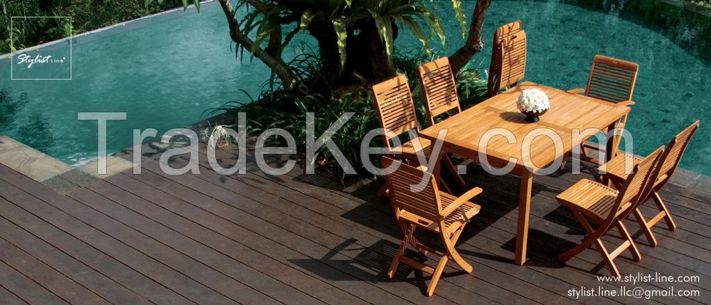 Sun Set Teak Dining Chairs &amp; Tables