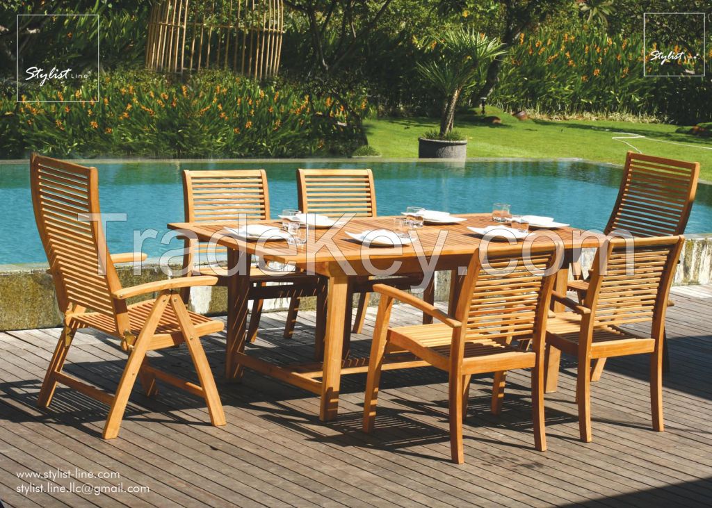 Nexus Teak Dining Chairs &amp; Tables