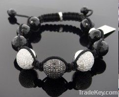 CZ Shamballa Bracelet