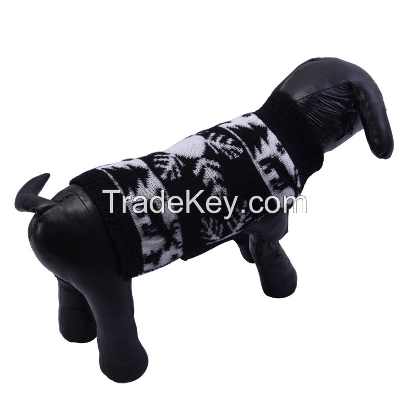 Personalized Fancy Dog Coat Baby Dog Clothes   Outdoor Warm Pattern knitwear winter dog&apos;s Chris