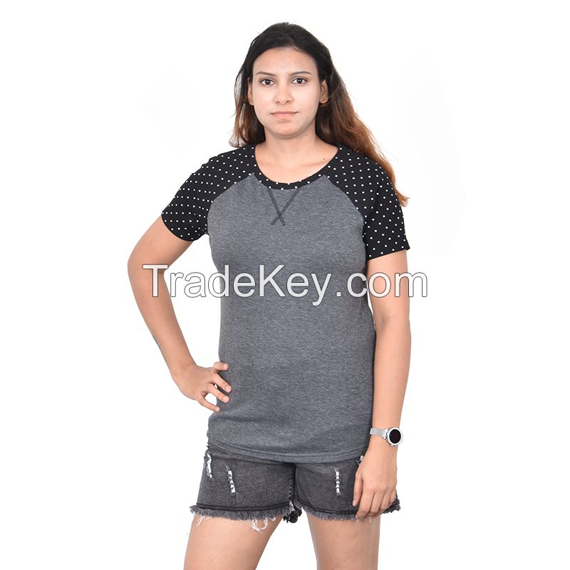 Wholesale manufacture High quality short sleeve t-shirt custom cheap summer fashion Blouse t shirt w