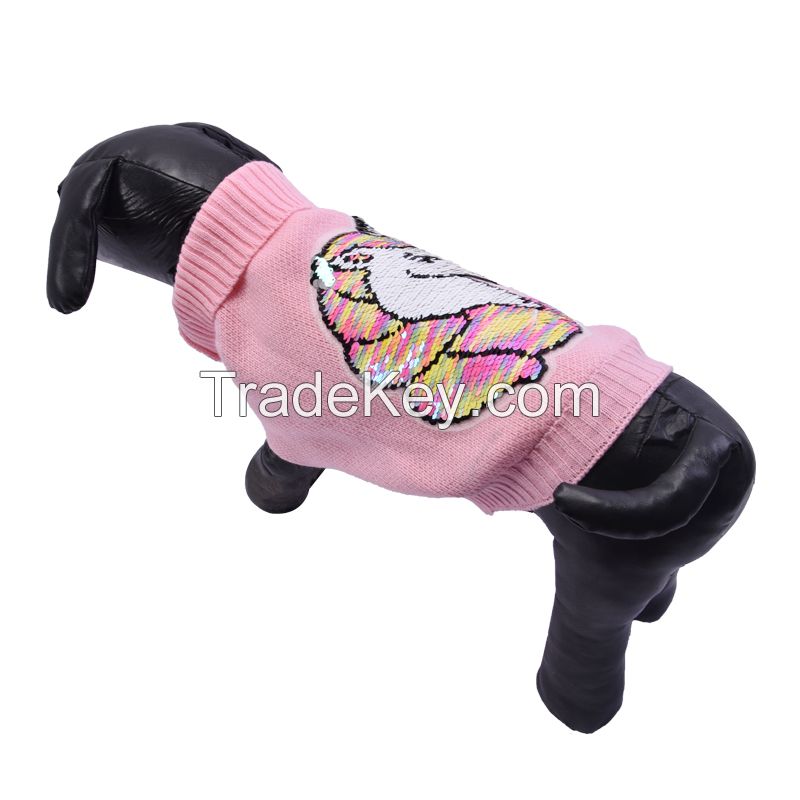 Dog coats pet clothes winter pet sweater fashion design can be custom pet clothes