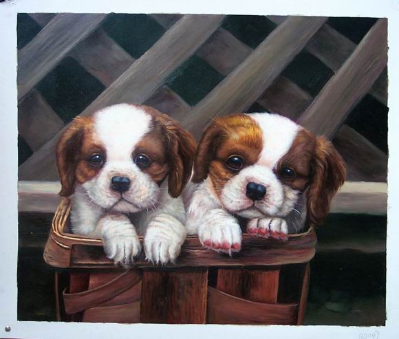 Animal oil painting