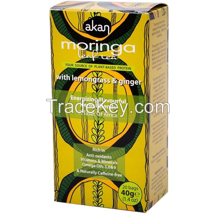 Sell Akan Moringa Lemongrass & Ginger Tea 40g