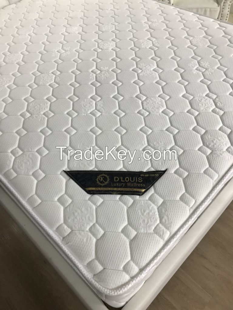 Luxury Knitted Fabric Spring Mattress, Vietnam Original Pocket Spring Mattress, Economic price Bedding Mattress