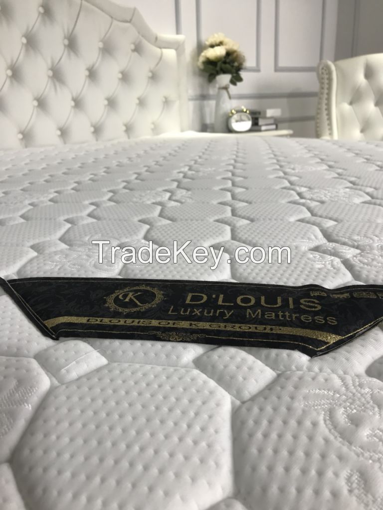 Luxury Knitted Fabric Spring Mattress, Vietnam Original Pocket Spring Mattress, Economic price Bedding Mattress