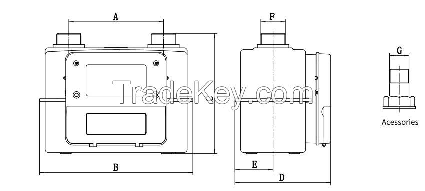 Ultrasonic Domestic Gas Meter