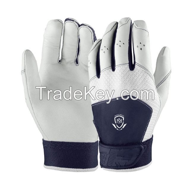 Factory OEM/ODM Extra Durable Synthetic Clean Up Softball Baseball Batting Gloves