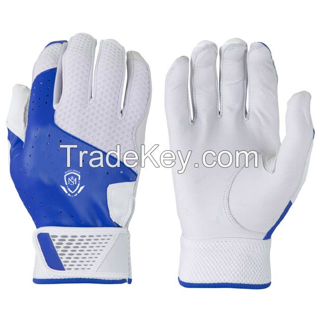 Factory OEM/ODM Extra Durable Synthetic Clean Up Softball Baseball Batting Gloves