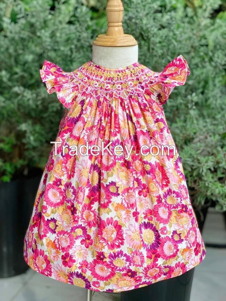 Hand smocked dress Bunniti BN270