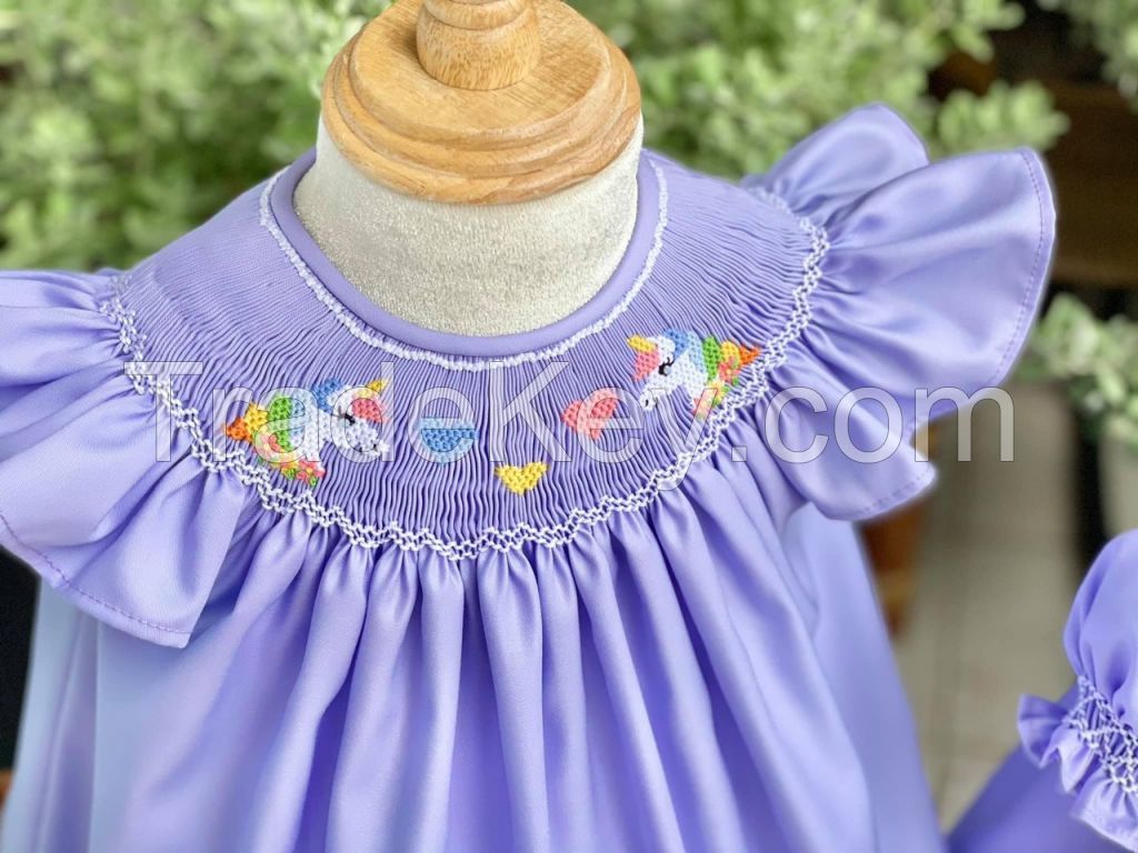 Hand smocked dress Bunniti BN263