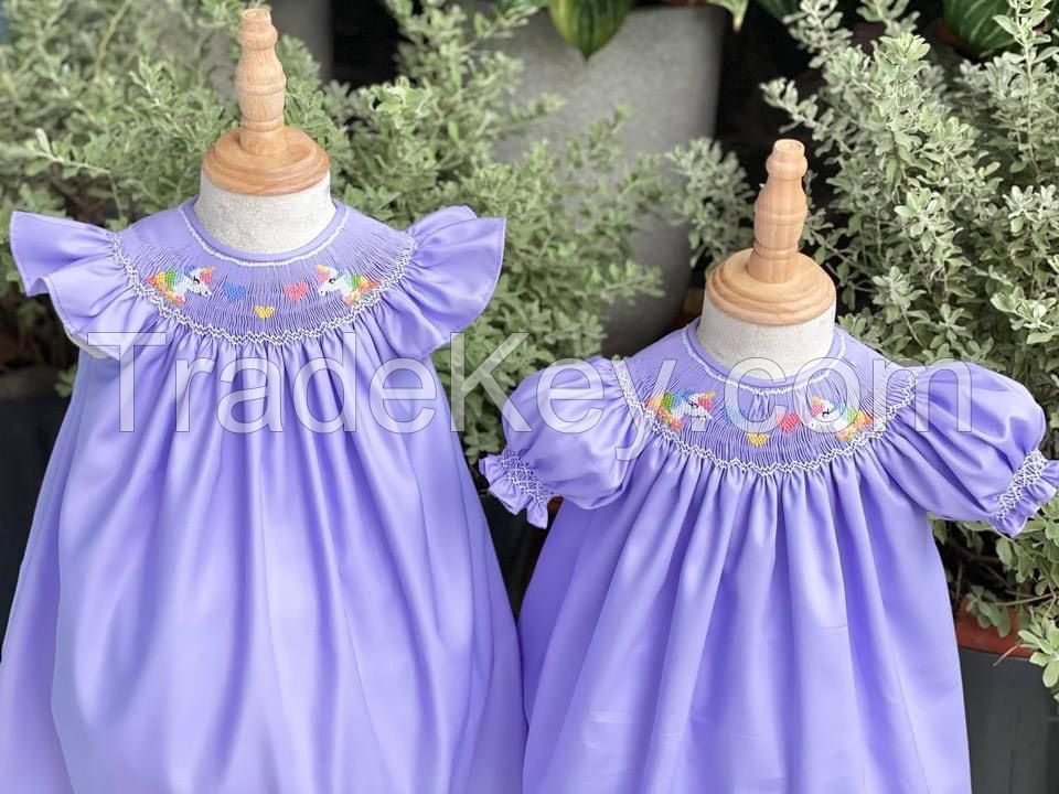 Hand smocked dress Bunniti BN263