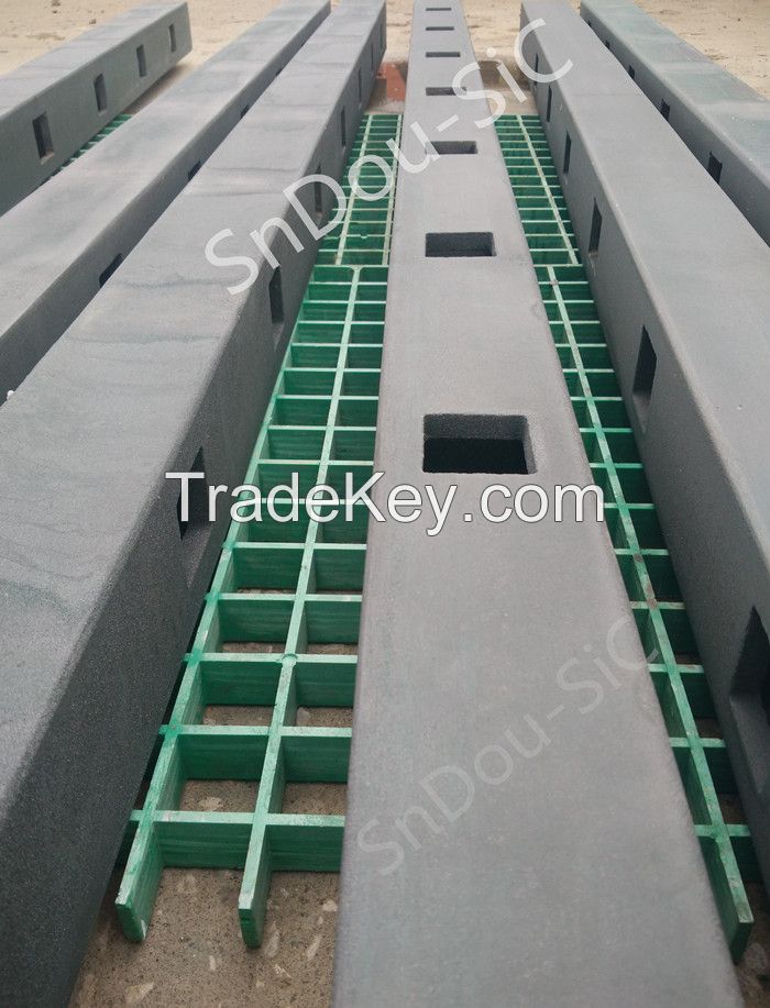 RSiC beam with 1650C recrystallized SiC by China SnDou Factory