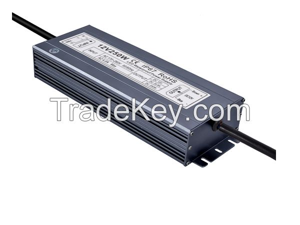 Ultra-Thin Power Supply IP67 WA-12V-300W