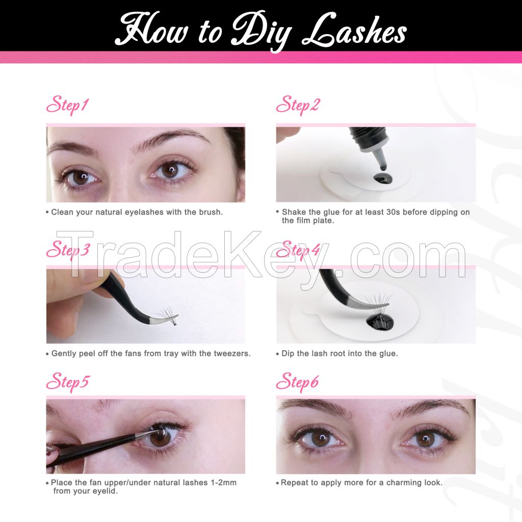 DIY Lash Kit At Home Eyelash Extensions Kit