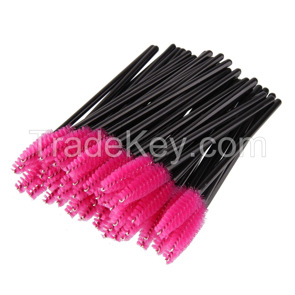 Disposable Eyelash Mascara Brush 50 PCS/Bag Pink Mascara Wand