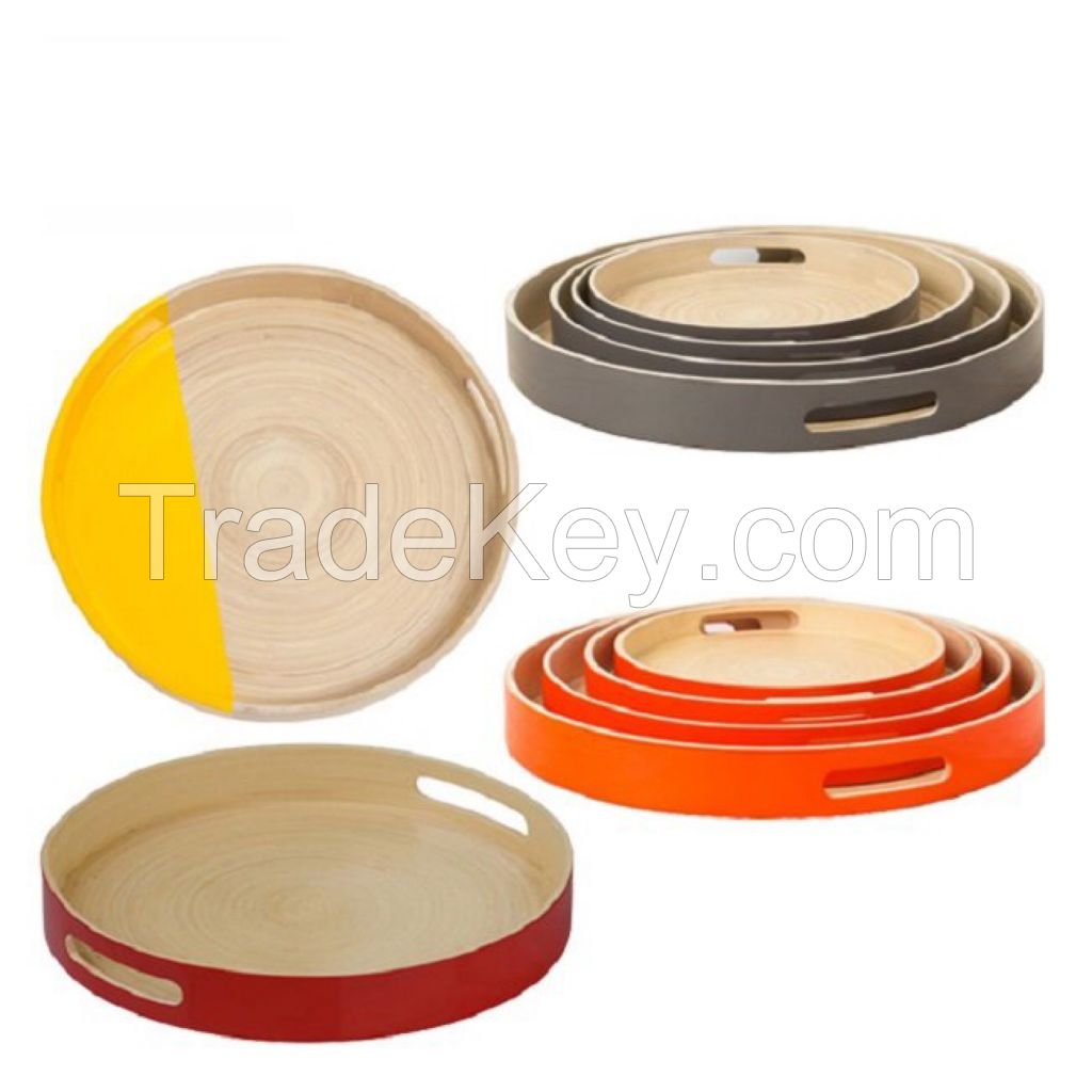 Spun Bamboo Tray